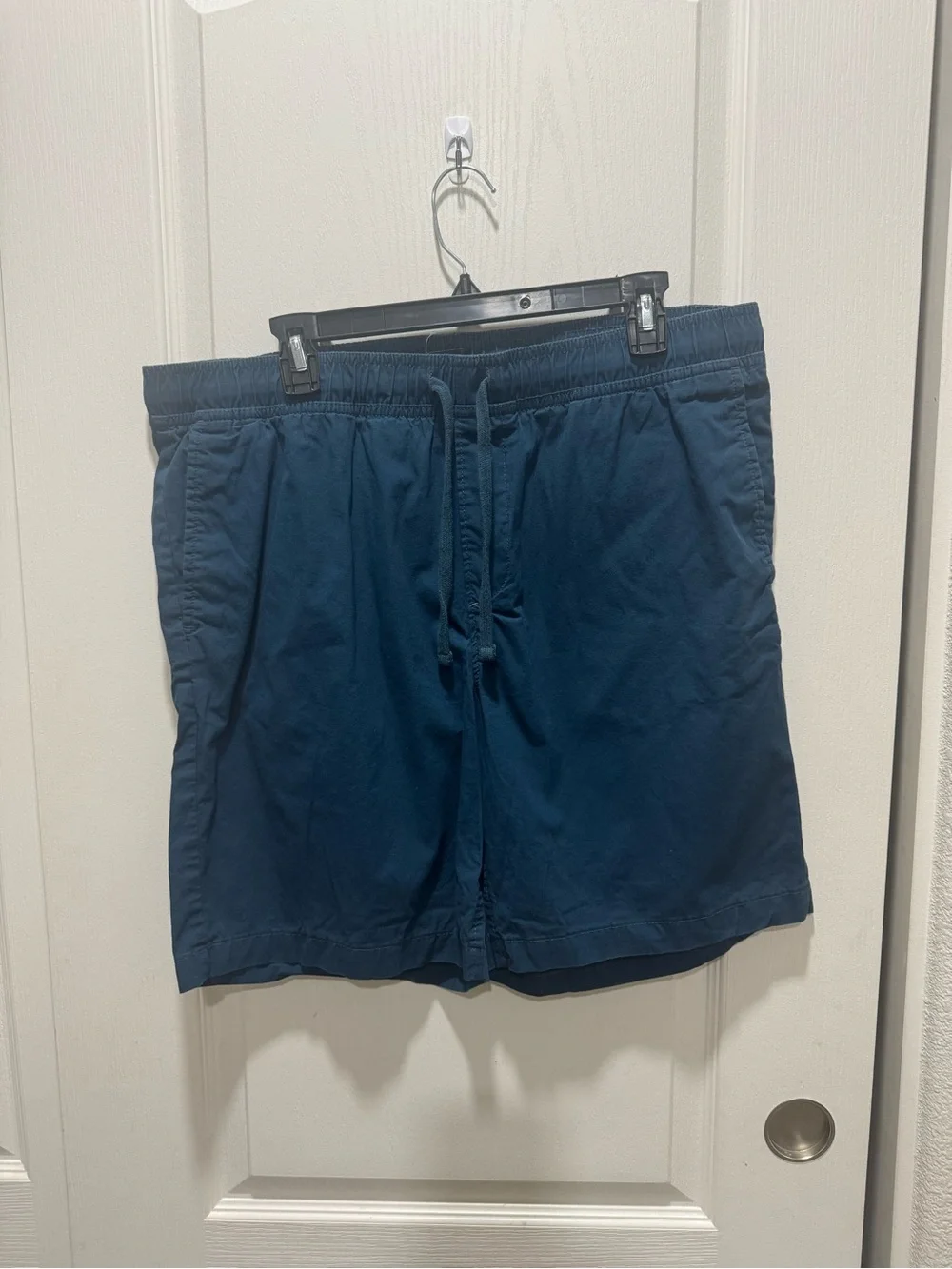 Banana Republic Men’s Deck Shorts Size L Blue Drawstring Elastic Waist